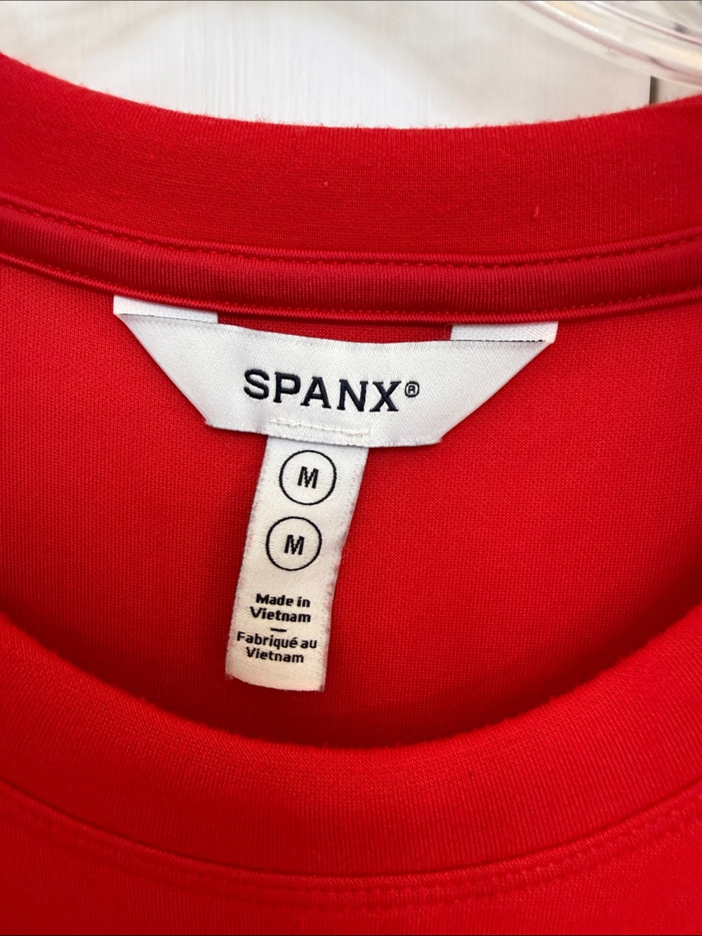 SPANX AirEssentials Red Tie-Waist Midi Wrap Dress - Picture 2 of 5